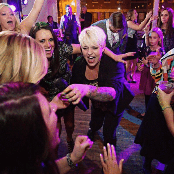 Lost Wax Band performing as a 5-piece ensemble, delivering live luxury wedding music and high-energy entertainment for elegant receptions.
